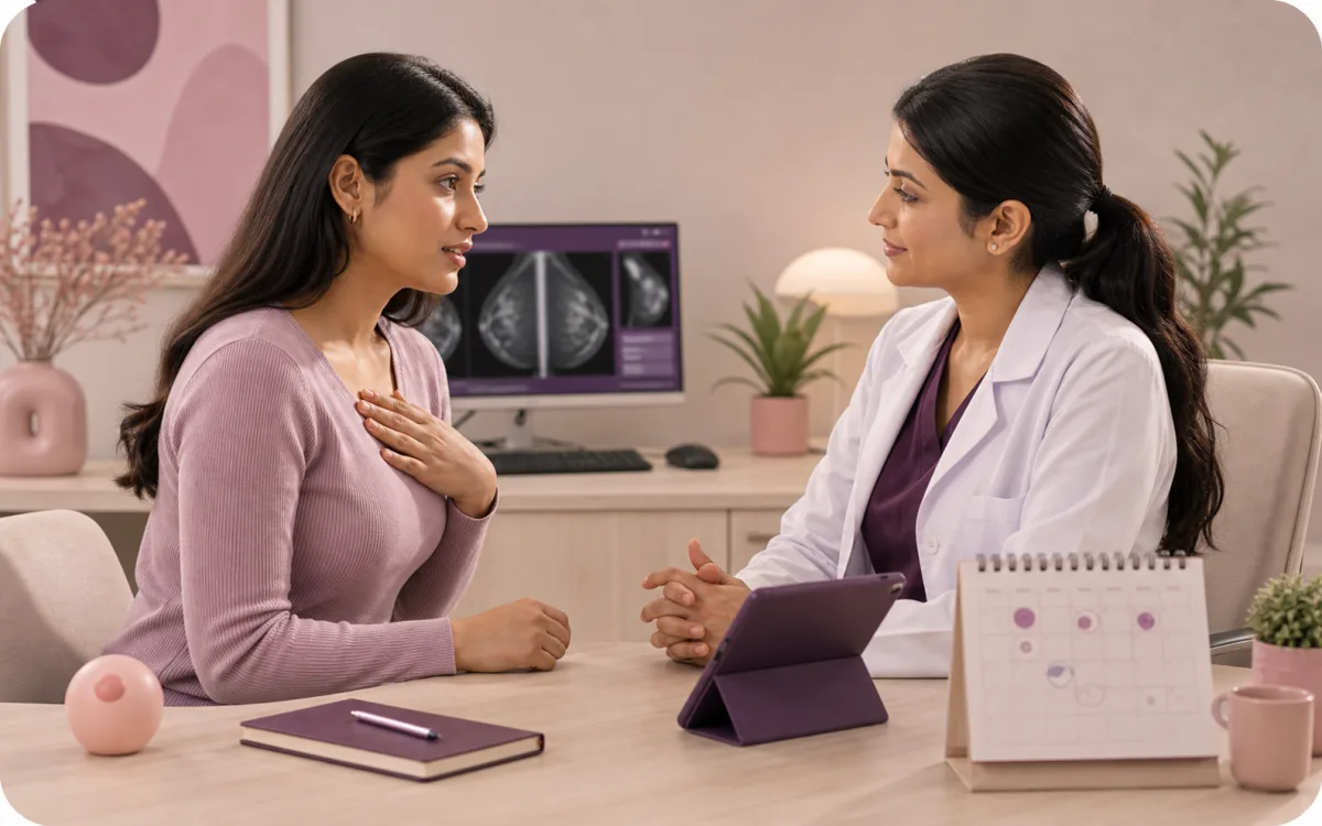 Breast health appointment