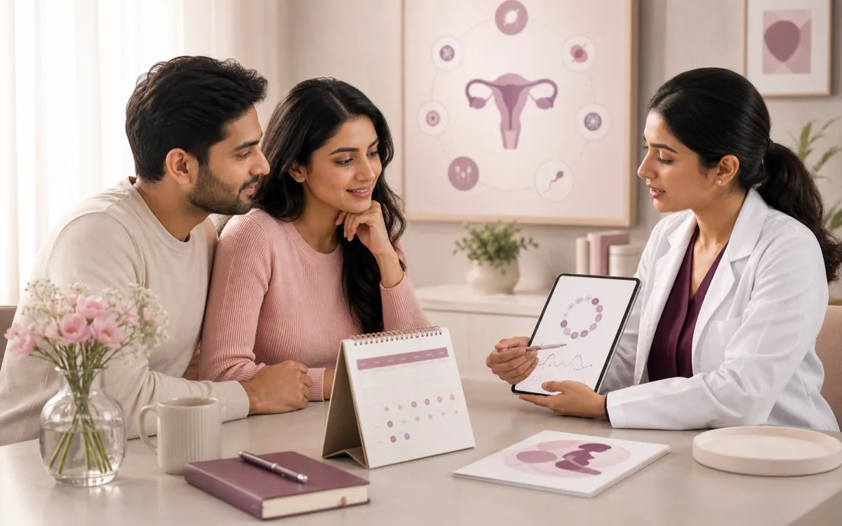 Fertility doctor consultation