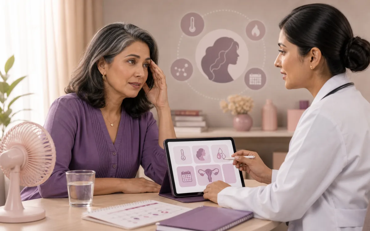 Menopause symptom discussion